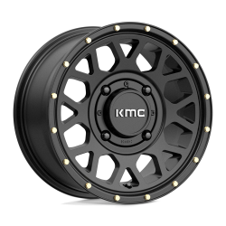 KMC Powersports - KMC Wheels KS135 GRENADE 14x7 4x137 38mm Satin Black KS13547048738 - Image 1