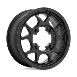 KMC Powersports - KMC Wheels KS136 TORO 15x6 4x137 38mm Satin Black KS13656048738 - Image 1