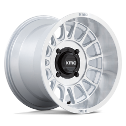 KMC Powersports - KMC Wheels KS138 IMPACT UTV 15x10 4x156 0mm Silver/Machined KS138SD15104400 - Image 1