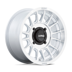 KMC Powersports - KMC Wheels KS138 IMPACT UTV 15x7 4x137 10mm Silver/Machined KS138SD15704810 - Image 1