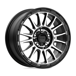 KMC - KMC Wheels KM542 IMPACT 16x7 5x4.5 30mm Satin Black/Machined KM54267012530 - Image 1
