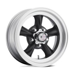 American Racing Vintage - American Racing VN105 TORQ THRUST D 14x6 5x4.75 -2mm Satin Black VN1054661B - Image 1