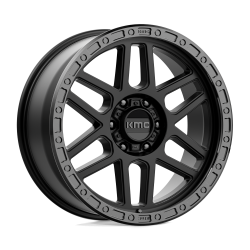 KMC - KMC Wheels KM544 MESA 20x9 6x5.5 18mm Satin Black/Gloss Black KM54429068718 - Image 1