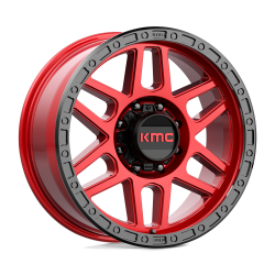 KMC - KMC Wheels KM544 MESA 20x9 8x6.5 0mm Candy Red/Black KM54429080900 - Image 1