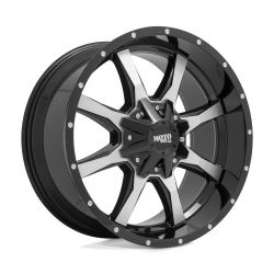 Moto Metal - Moto Metal MO970 17x9 5x5.0 5x5.5 -12mm Gloss Black/Machined MO97079035312N - Image 1