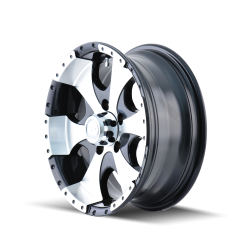 Ion Alloy - Ion Alloy 136 Series 14x6 5x4.5 0mm Black/Machined 136-4665BX - Image 2