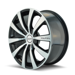 Touren - Touren Wheels 3130-TR3 17x7 5x105/4.5 40mm Gloss Black/Machined 3130-7727M - Image 2
