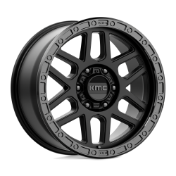 KMC - KMC Wheels KM544 MESA 17x9 6x5.5 -12mm Satin Black/Gloss Black KM54479068712N - Image 1