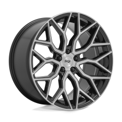 Niche 1PC - Niche Wheels M262 MAZZANTI 19x9.5 5x4.5 35mm Gloss Black/Brushed M262199565+35 - Image 1