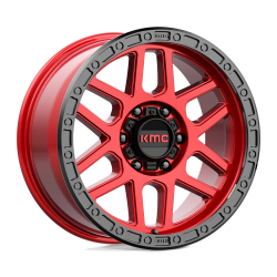 KMC - KMC Wheels KM54489068918 KM544 MESA 18x9 6x5.5 18mm Candy Red/Black - Image 1