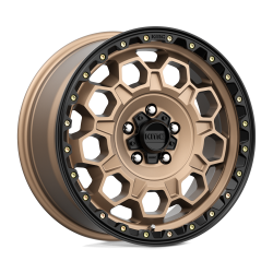 KMC - KMC Wheels KM545 TREK 17x9 5x5.0 -12mm Matte Bronze/Black KM54579050612N - Image 1