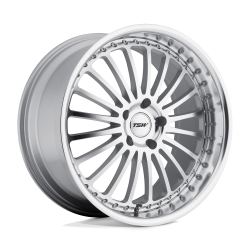TSW - TSW Wheels SILVERSTONE 18x8 5x112 32mm Silver/Mirror Cut 1880SIL325112S72 - Image 1