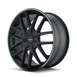Touren - Touren Wheels 3260-TR60 17x7.5 4x100/4.5 42mm Matte Black/Machined 3260-7701MB - Image 2