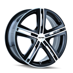 Touren - Touren Wheels 3262-TR62 16x7 5x100/4.5 40mm Gloss Black/Machined 3262-6703B - Image 1