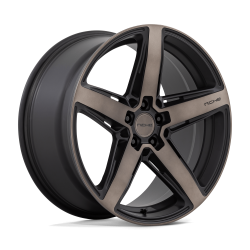 Niche 1PC - Niche Wheels M271 TERAMO 20x10.5 5x112 40mm Matte Black M271200544+40 - Image 1