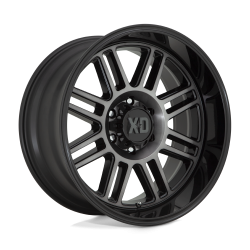 XD - XD Wheels XD850 CAGE 20x10 6x5.5 -18mm Gloss Black/Gray Tint XD85021068418N - Image 1