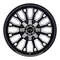 Ion Alloy - Ion Alloy 152 Series 20x9 8x170 0mm Gloss Black/Milled 152-2970M - Image 2
