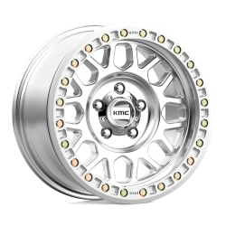 KMC - KMC Wheels KM234 GRENADE DESERT BEADLOCK 17x8.5 6x5.5 0mm Silver KM23478560500 - Image 1