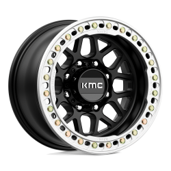 KMC - KMC Wheels KM235 GRENADE CRAWL BEADLOCK 17x9 8x6.5 -38mm Black KM23579080738N - Image 1