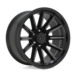 XD - XD Wheels XD855 LUXE 17x9 5x5.0 0mm Gloss Black/Machined XD85579050400 - Image 1