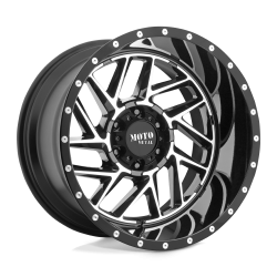 Moto Metal - Moto Metal MO985 BREAKOUT 16x8 5x5.0 -6mm Gloss Black/Machined MO98568050306N - Image 1
