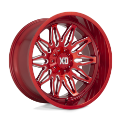 XD - XD Wheels XD859 GUNNER 20x10 5x5.0 5x5.5 -18mm Candy Red/Milled XD85921035918N - Image 1