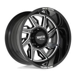 Moto Metal - Moto Metal MO997 HURRICANE 20x10 8x170 -18mm Gloss Black/Milled MO99721087318NR - Image 1