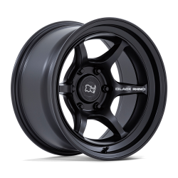 Black Rhino Hard Alloys - Black Rhino Wheels SHOGUN 16x8 6x5.5 -10mm Matte Black BR011MX16806810N - Image 1