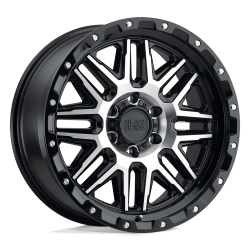 Black Rhino Hard Alloys - Black Rhino Wheels ALAMO 20x9 6x5.5 12mm Gloss Black/Machined 2090ALA126140B12 - Image 1