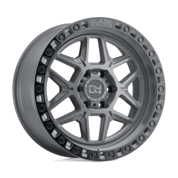 Black Rhino Hard Alloys - Black Rhino Wheels KELSO 17x9 5x5.0 0mm Battleship Gray/Black 1790KLS005127G71 - Image 1
