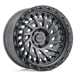 Black Rhino Hard Alloys - Black Rhino Wheels SHREDDER 17x9 5x5.0 -18mm Gunmetal/Black 1790SHD-85127G71 - Image 1