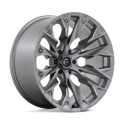 Fuel 1PC - Fuel D80622008447 D806 FLAME 22x10 6x5.5 -18mm Platinum - Image 1