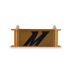 Mishimoto - Mishimoto MMOC-16GD Universal 16-Row Oil Cooler Gold - Image 1