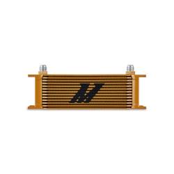 Mishimoto - Mishimoto MMOC-13GD Universal 13-Row Oil Cooler Gold - Image 1