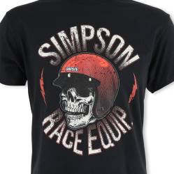 Simpson Safety - Simpson Safety 45007L Skull Cap T-Shirt Large Black - Image 2