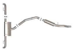 aFe Power - aFe Power 49-36447 Catback Exhaust System for 17-24 Audi Q5 2.0L - Image 3