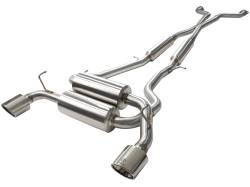 aFe Power - aFe 49-36103-P 2.5" Exhaust System w/Polished Tip for 08-16 Infiniti Coupe 3.7L - Image 2
