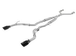 aFe Power - aFe 49-36132NM-B 2.5" Exhaust System w/Black Tips for 16-24 Infiniti Q50 3.0L - Image 1