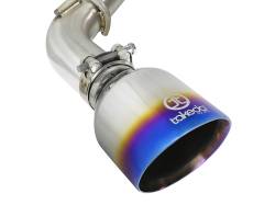 aFe Power - aFe 49-36132NM-L 2.5" Exhaust System w/Blue Flame Tip for 16-24 Infiniti Q50 3.0 - Image 2