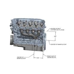 Hooker - Hooker BlackHeart BHS5196 Exhaust Manifold for GM Car LT 325 376 401 - Image 6