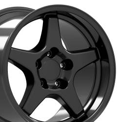 OE Wheels LLC - OE Wheels CV01 17x11 5x4.75 50mm Gloss Black CV01-17110-5475-50B - Image 1