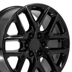 OE Wheels LLC - OE Wheels CV62 20x9 6x5.5 28mm Gloss Black CV62-20090-6550-28B - Image 1