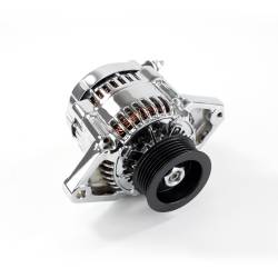 Top Street Performance - Top Street ES1022C Alternator GM CS130 V-Belt 220 Amps Chrome - Image 1