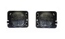 Quake LED - Quake LED QTE687 Fender Flare Turn Signal Lights for Jeep JK - Image 1