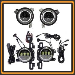 Quake LED - Quake LED QTE915 9" HD Headlights & 4" HD Fog Lights for Jeep JL/Gladiator - Image 1