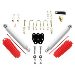 Rancho RS98509 Front Steering Damper Cylinder Kit for 99-04 Ford F250/F350 4WD