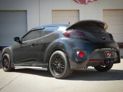 aFe Power - aFe 49-37019-L 2.5" Axle-Back Exhaust w/Blue Flame Tips for 13-17 Veloster 1.6L - Image 5