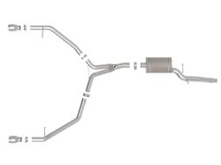 aFe Power - aFe 49-36437-P 3-2.5" SS Axle-Back Exhaust System for 13-16 Audi Allroad 2.0L - Image 3