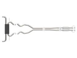 aFe Power - aFe 49-33133 2.5" SS Cat Back Exhaust System for 15-23 Ford Edge Sport 2.7L - Image 4