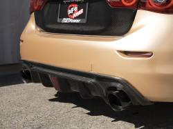 aFe Power - aFe 49-36136-B 2.5" SS Exhaust System w/Black Tip for 14-15 Infiniti Q50 3.7L - Image 3